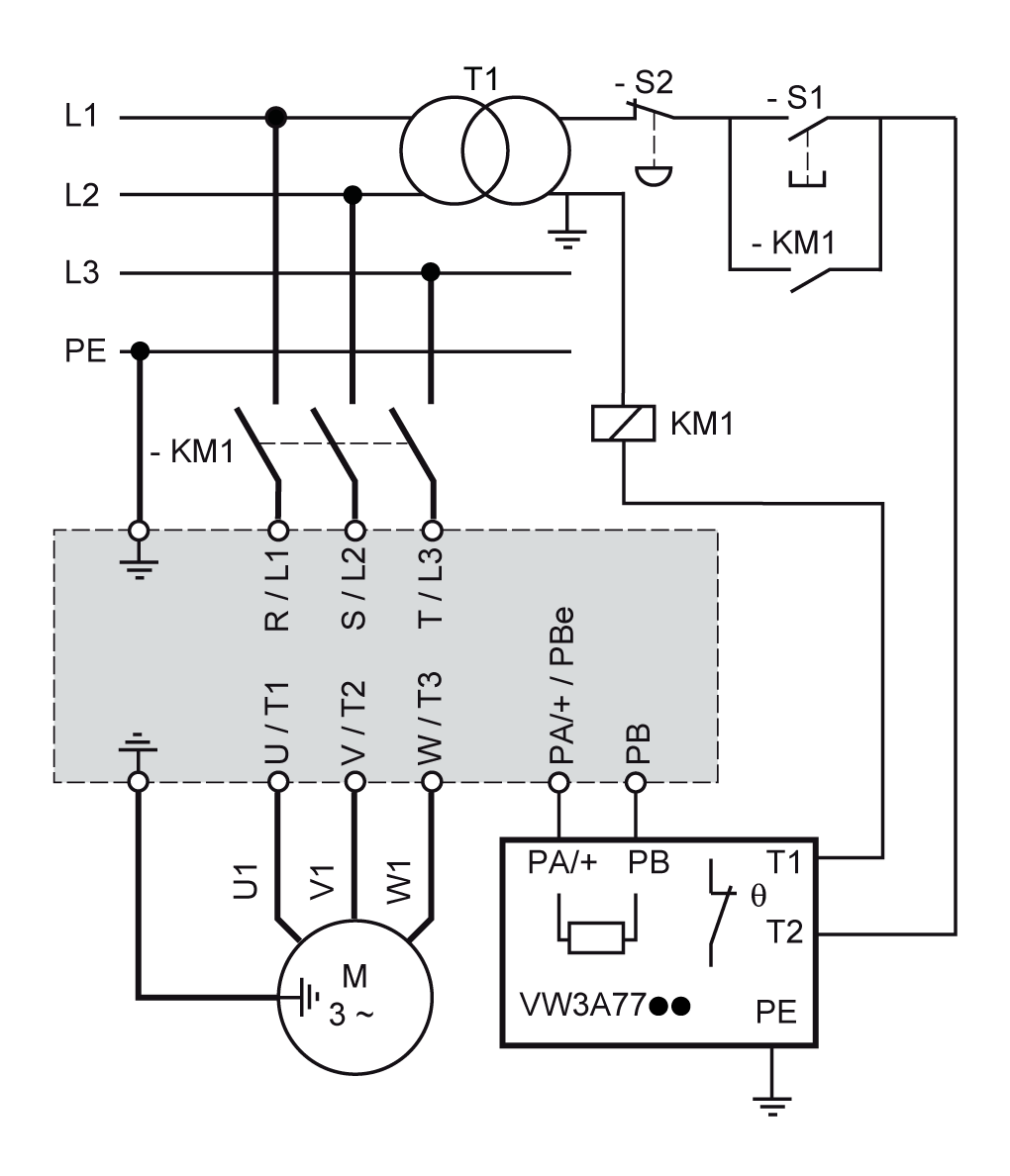 Connection Braking Resistor (CN8, Braking Resistor)